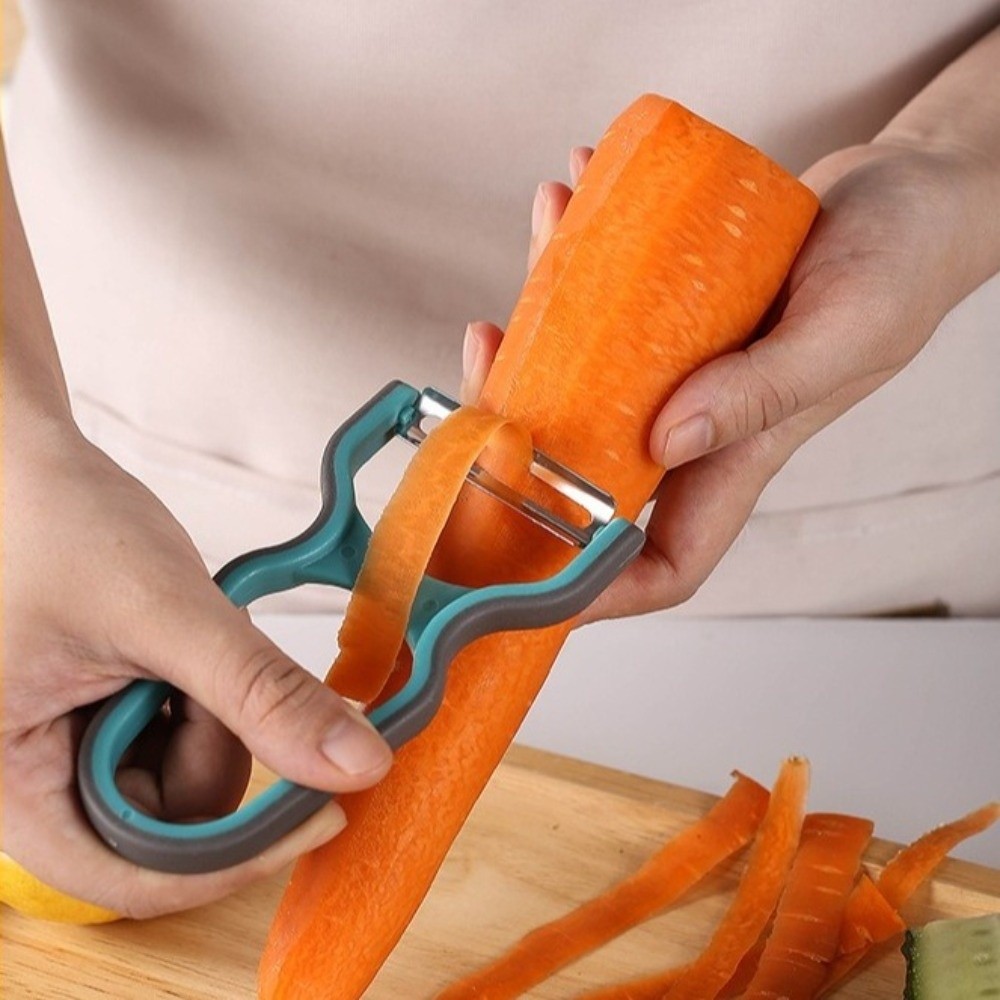 Kitchen Gadgets Peeler - 3pcs Stainless Steel Vegetable Peeler Ergonomic