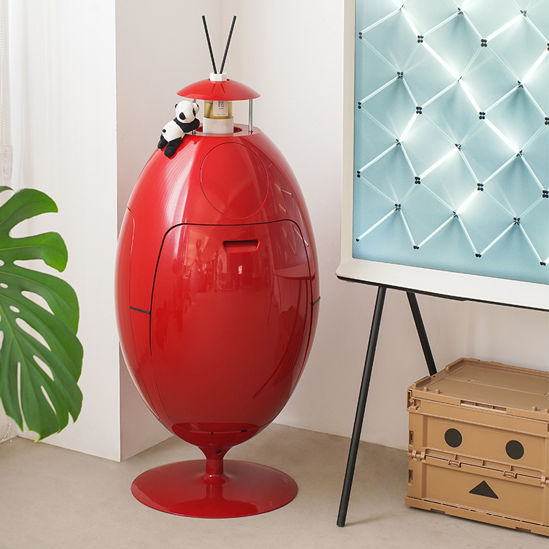 Kitchen Gadgets Luxury - Rotatable Trash Can Household Living Room