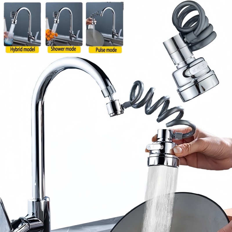 Kitchen Gadgets Youtube - New 3 Modes Sink Faucet Extension