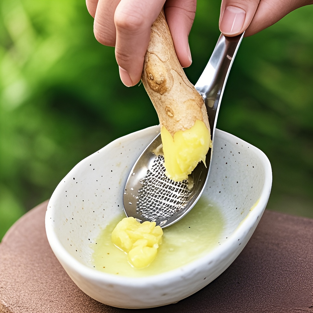 Kitchen Gadgets Peeler - Stainless Steel Garlic Ginger Fruits Root