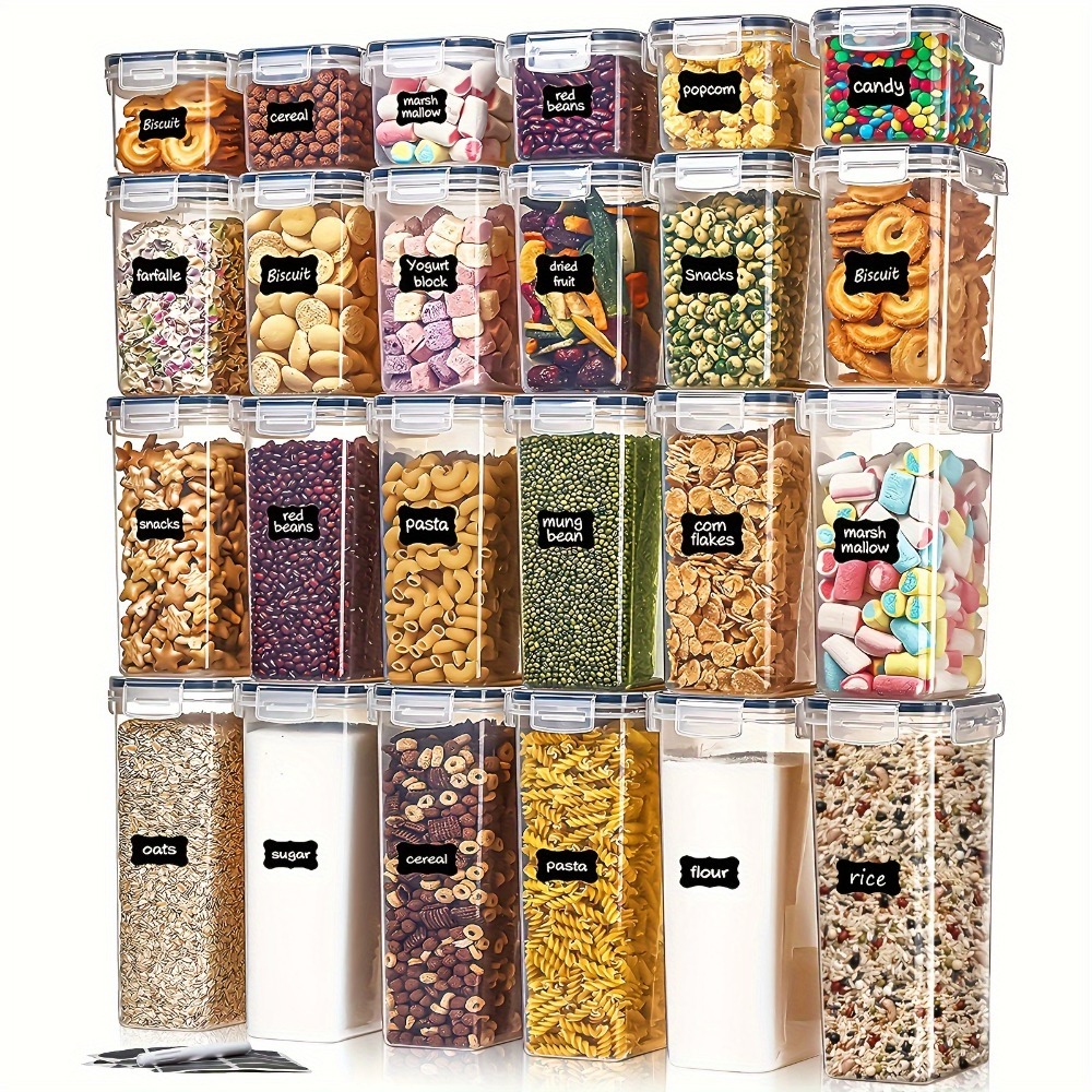 24Pcs Food Storage Containers  - Kitchen Gadgets Everyone Needs recension och pris