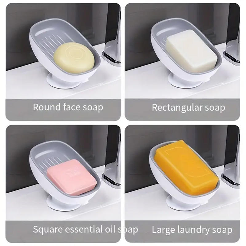 Suction Cup Soap Dish Drainabl - Kitchen Gadgets Luxury recension och pris