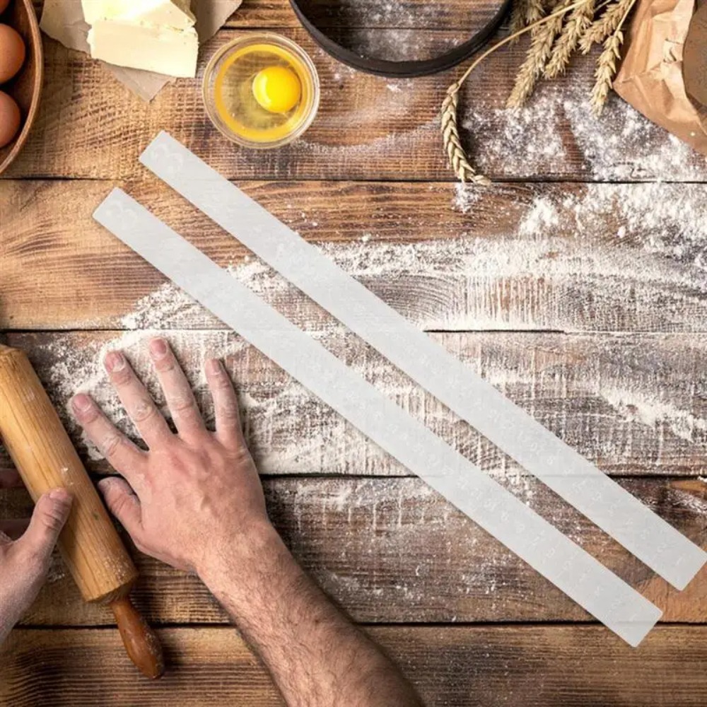 2pc Acrylic Rolling Pin Spacer - Pasta Measuring Tool recension och pris