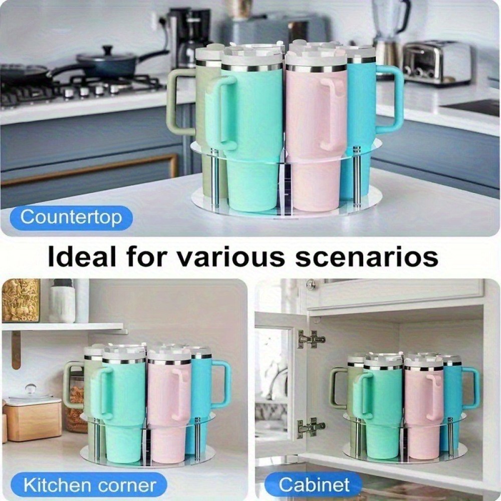 Modern Acrylic Revolving Cup S - Kitchen Gadgets Luxury recension och pris
