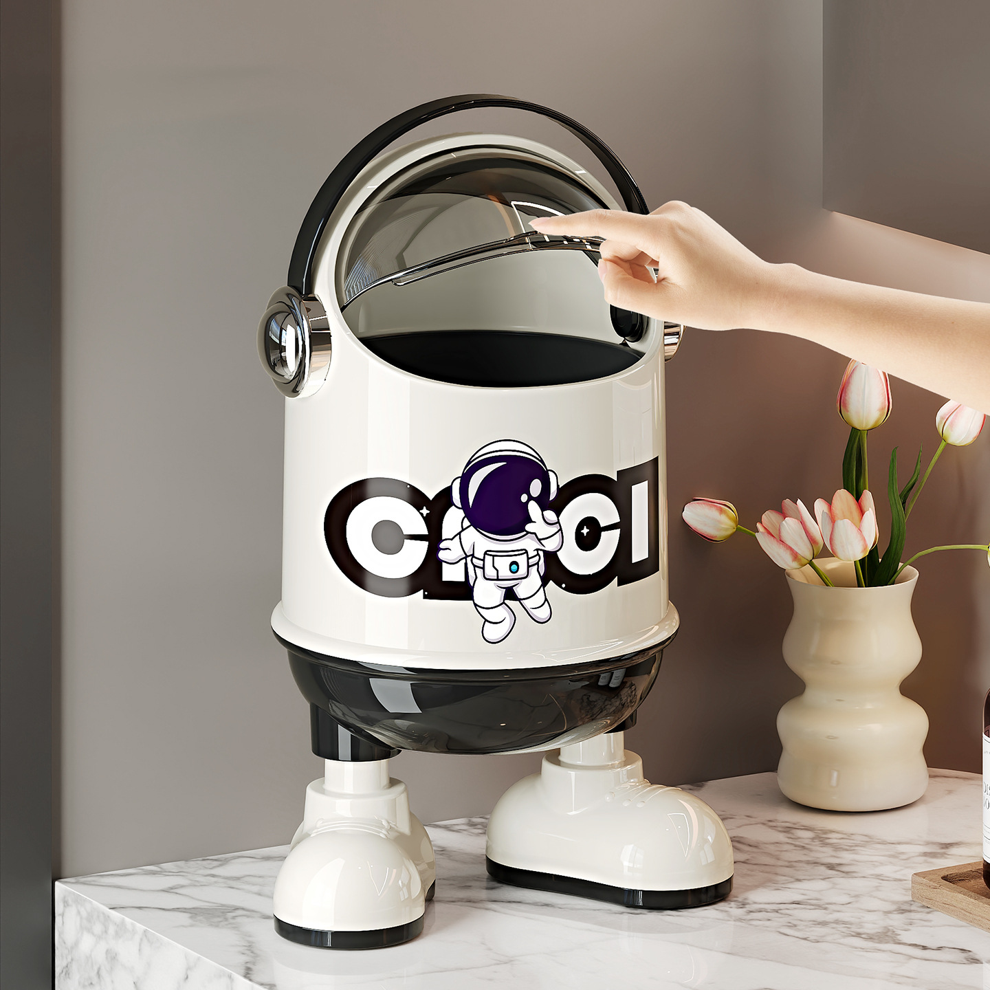 Large Size Space Garbage Bin C - Kitchen Gadgets Luxury recension och pris