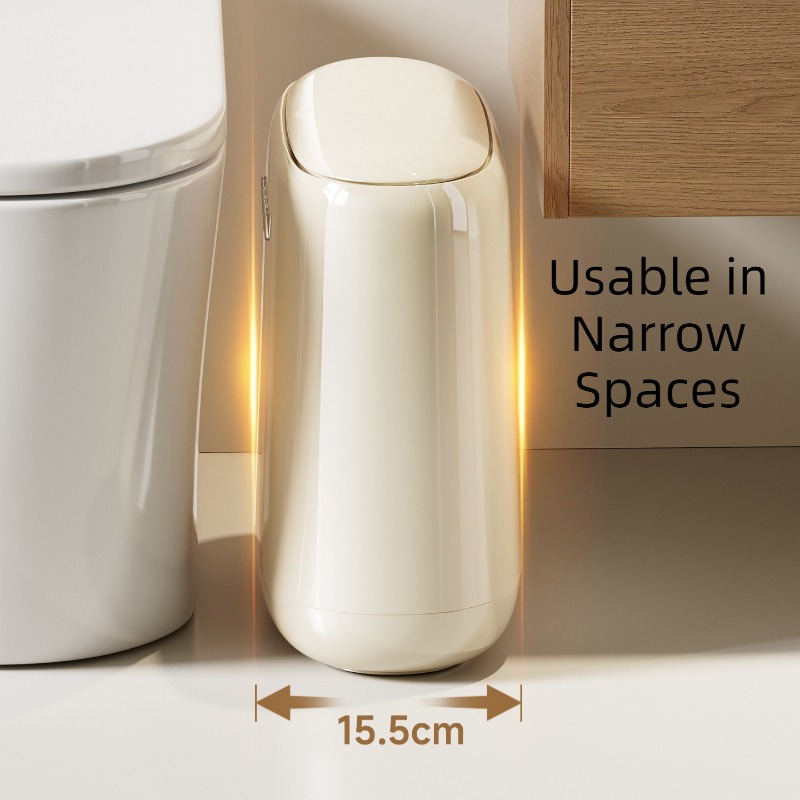 Bathroom Narrow Trash Can Plas - Kitchen Gadgets Luxury recension och pris