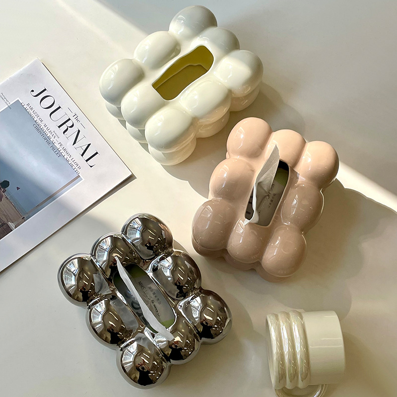 Light Luxury Tissue Box Cerami - Kitchen Gadgets Luxury recension och pris
