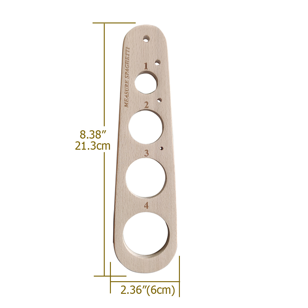 Wooden Pasta Measurer Spaghett - Pasta Measuring Tool recension och pris