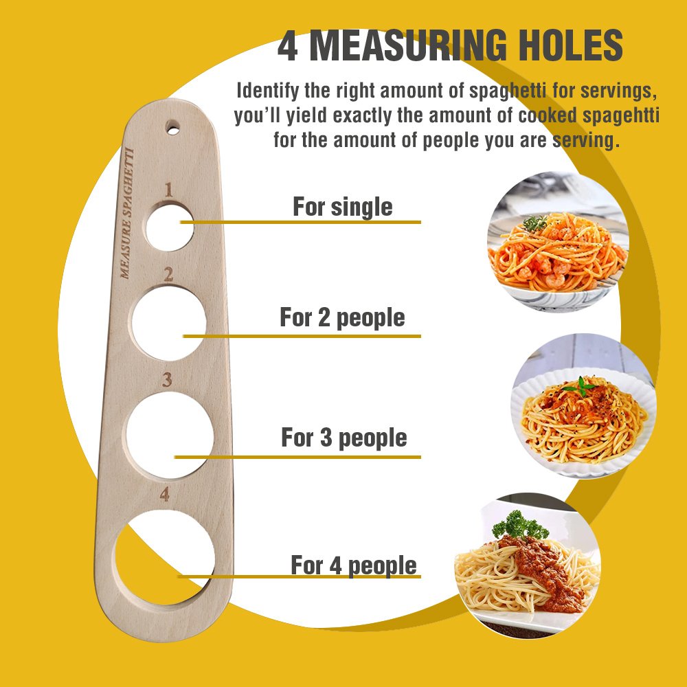 Wooden Pasta Measurer Spaghett - Pasta Measuring Tool recension och pris