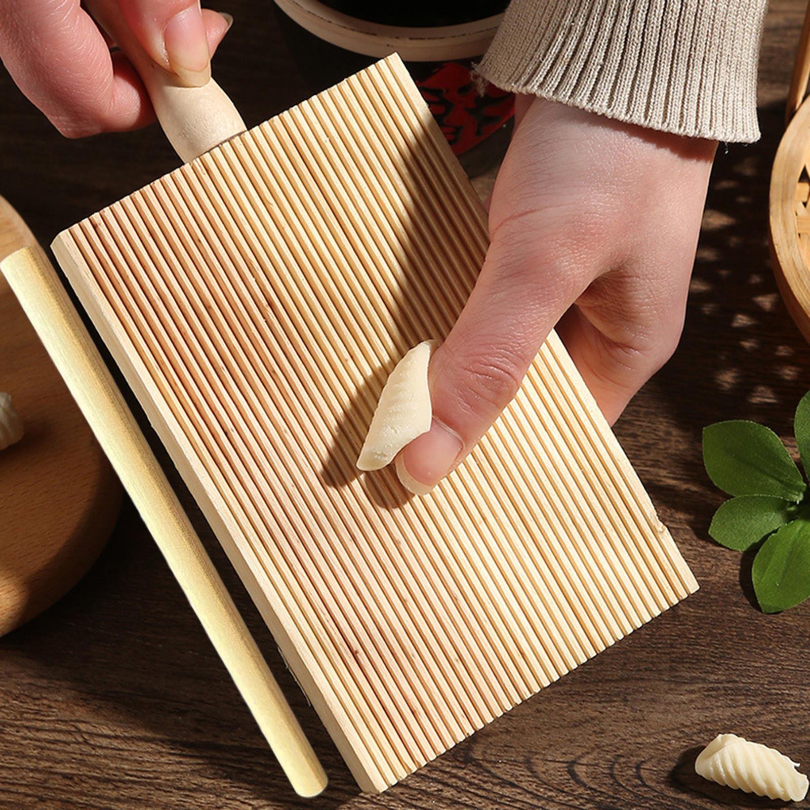 Gnocchi Pasta Board Wooden Mac - Pasta Measuring Tool recension och pris